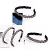 Elegant Water Diamond Headband With Geometric Design For Women And Fashionable Office Wear