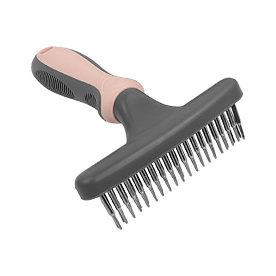 

Щетка для домашних животных, гладкая двухрядная трудосберегающая расческа для ухода за домашними животными, кошками, собаками, длинными волосами, домашнее животное