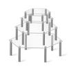 Clear Acrylic Display Stand Wedding Food Desserts Cupcake Perfume Cosmetic Jewelry Small Item Display Storage Racks Party Decor