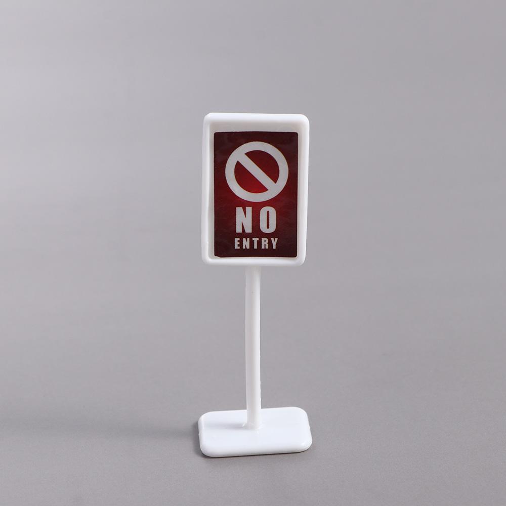 15Pcs/Set Road Block Mini Traffic Signs Model Toy City Traffic  Model Toy   Boys Girls Gifts