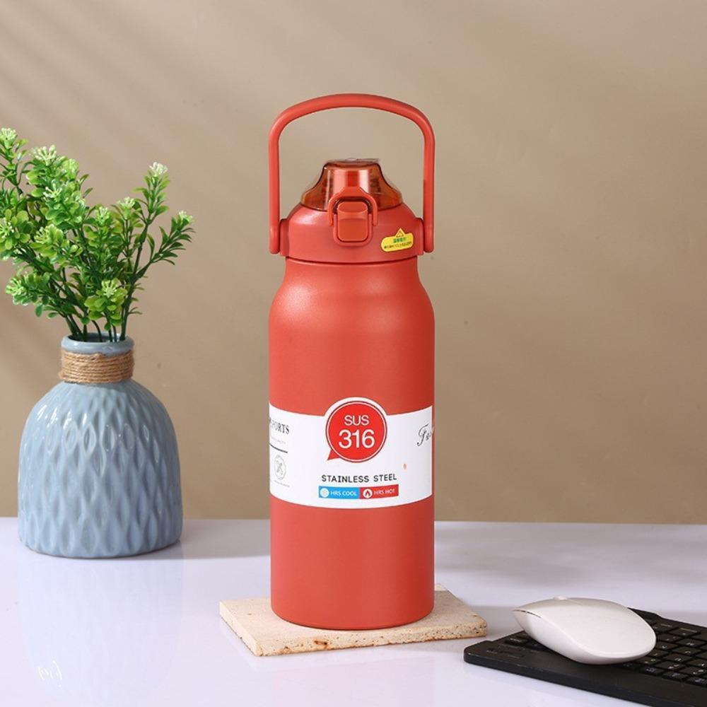 316 Stainless Steel Thermal Water Bottle 1200ml Travel Insulated Cup Vacuum Flask  Sports