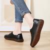 Women Soft Casual Shoes Loafers Simple Elegant Summer Sneakers Breathable Leather Moccasins Shoes Plus Size