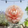 10 Inch Hanging Wind Spinner with 360 Rotating Hook Artistic Outdoor Wind Chime for Balcony Garden Decor Elegant Gift for Friends Family