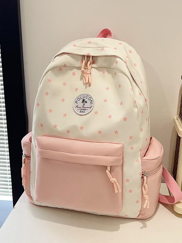 Korean Style Women's Versatile Large Capacity Backpack - Lightweight, Sweet Mori Girl Design for Middle School Students and Travel