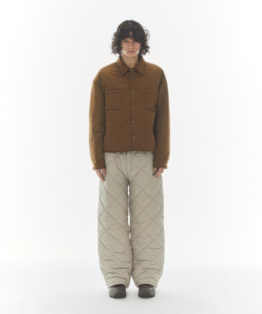 REST&RECREATION Quilted Padding Pants - Beige