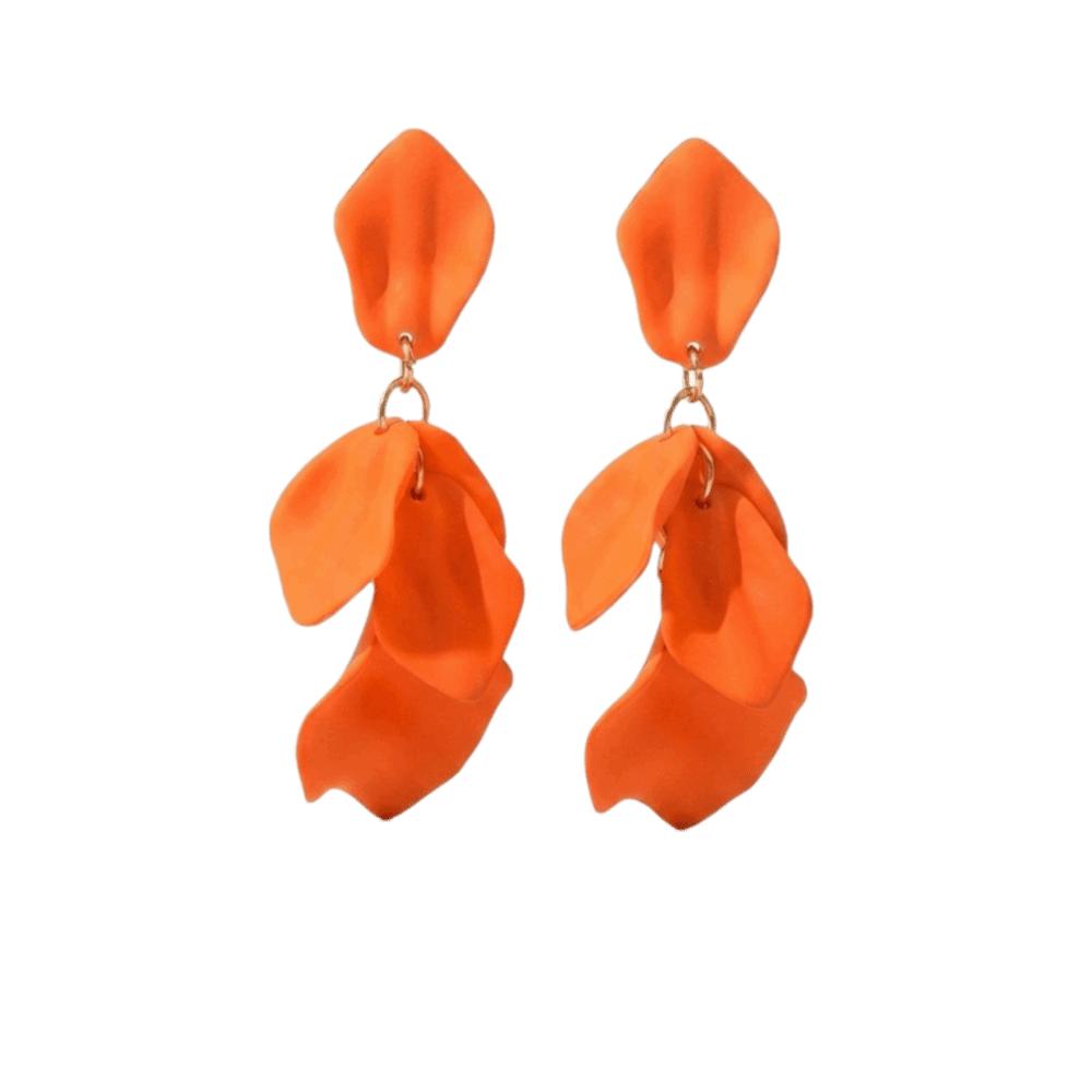 Zinc Zinc Alloy Acrylic Drop Earrings Sweet Dangle Earrings Fashion Petal Tassel Earrings Formal Occassion