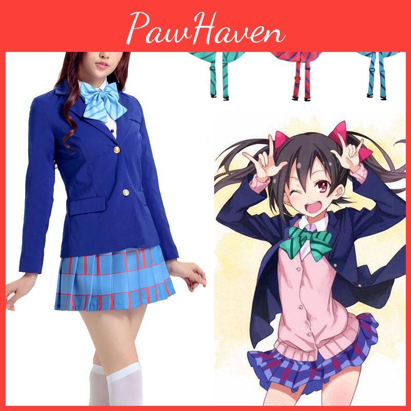 Breathable Love Live Kousaka Honoka Yazawa Niko Nishikino Maki Cosplay Costume With Perfect Stitches