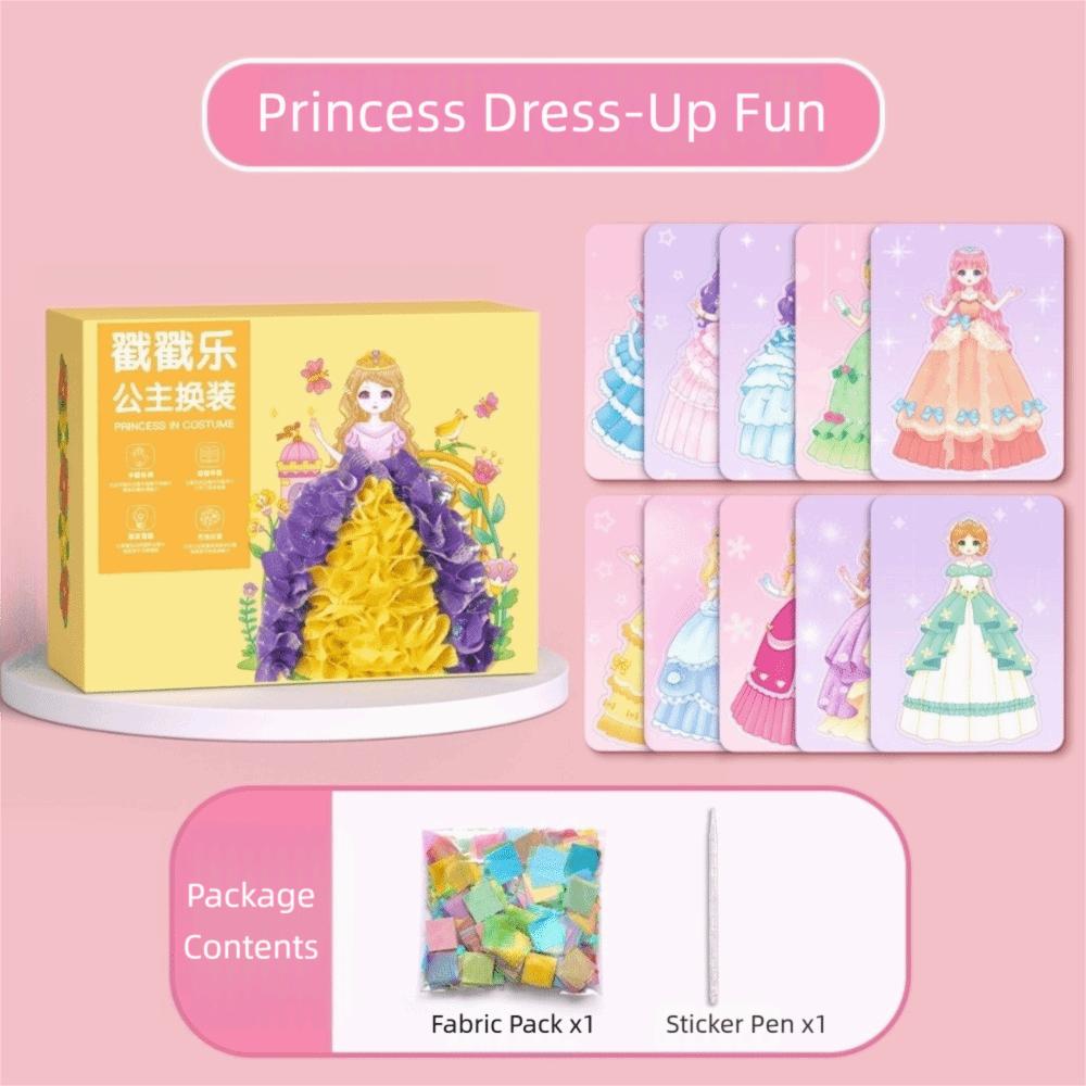Creative Puzzle Puncture Painting Kit DIY Craft Fabric Poking Art Poke Drawing Craft Dress Up