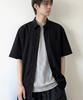 UNDEROFF Oversized Cn Pocket Short Sleeve Shirt Black