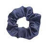Large Solid Color Satin Fabric Scrunchies for Women's Ponytails