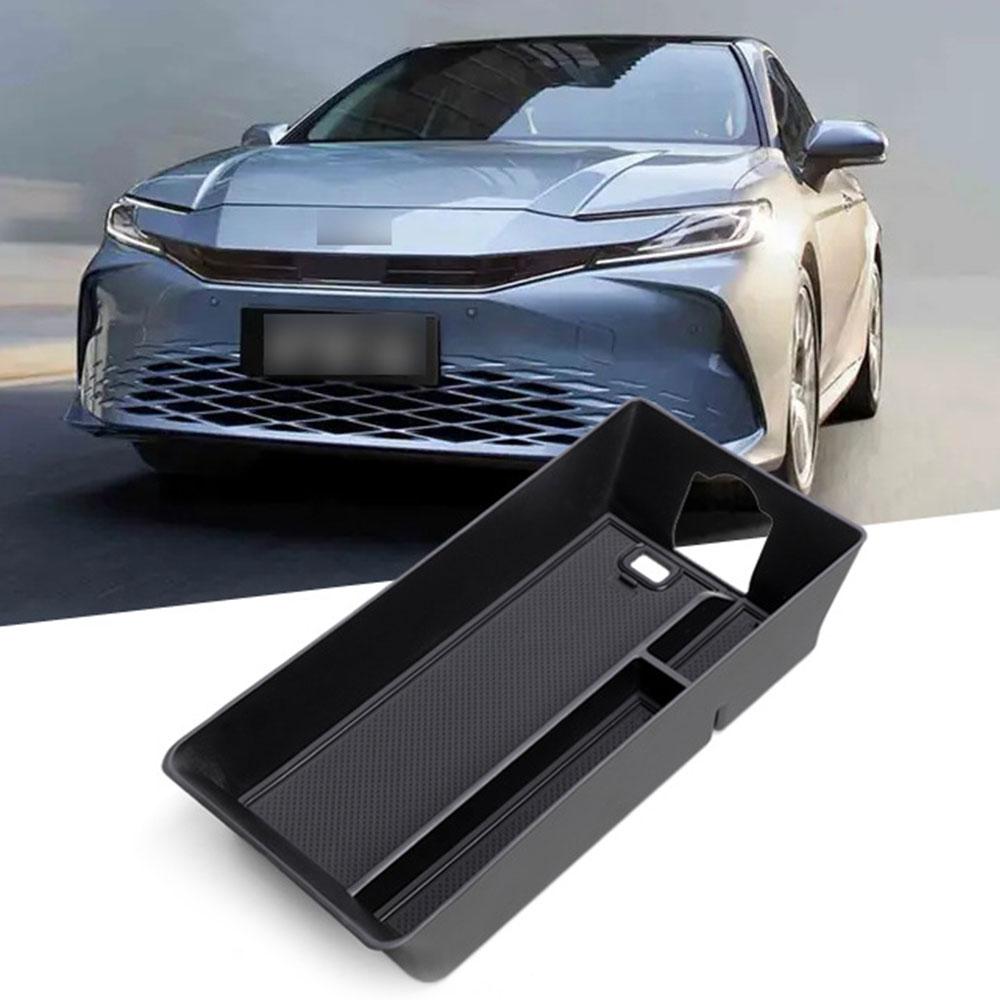 For Toyota Camry 2025 Center Console Strange Box Car Armrest Organizer Tray Black Interior Separate Strange Tray Car Accessories
