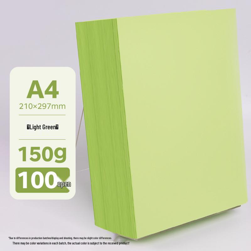 A4 Assorted Color Thickened Origami Paper 80g/120g/150g - Pink, Red, Blue