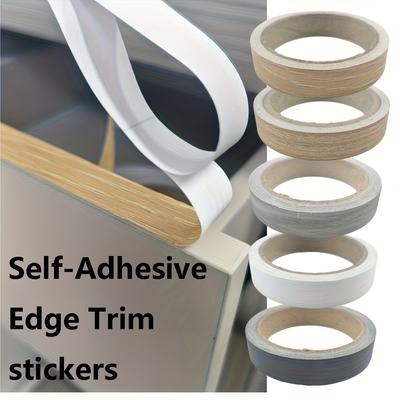 10M Wood Grain Edge Banding Covering Ugliness Repairing Wall Gaps Furniture Cabinet Door Frame Decoration Beautiful Seam Sticker