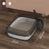Miling Anti-Splash Semi-Enclosed Cat Litter Box