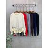 C S In The Room Women baSiC Round neCk Long Sleeve Knit Cardigan 6Color
