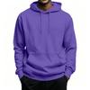 Men's Hooded Long Sleeve Casual Pullover Sweatshirt for Everyday Wear