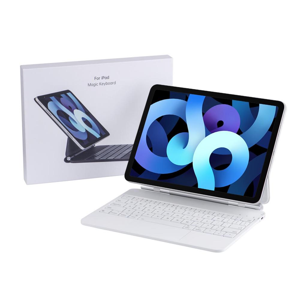 Pro11 iPad Floating Magic M34 Bluetooth Keyboard: 11th Gen, Magnetic Air7, Backlit