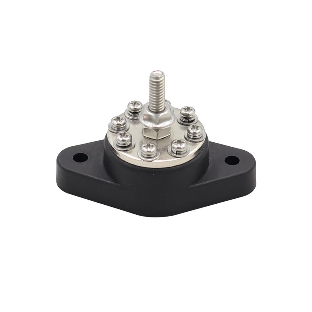 Battery Junction Post Bus Bar Power Distribution Block Single M6 Stud Terminal