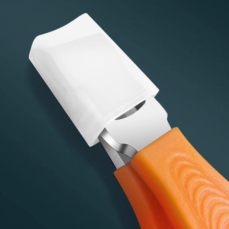 Professionelle schräge Nagelknipser Weite Kieferöffnung Anti-Spritz-Nagelknipser Edelstahl Zehennagelzange Maniküre-Werkzeuge