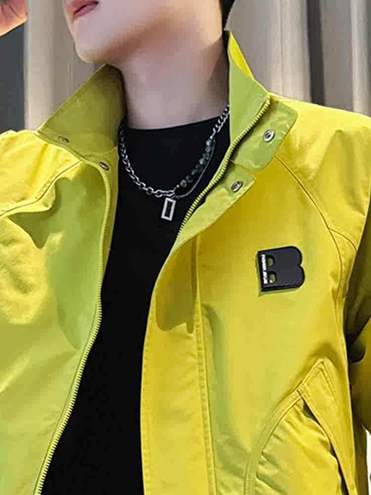 Men's Casual Jacket Spring and Autumn 2025 Design Sense New Trendy Brand Ruffian Handsome Men's Clothing Thin Autumn Jacket Men's