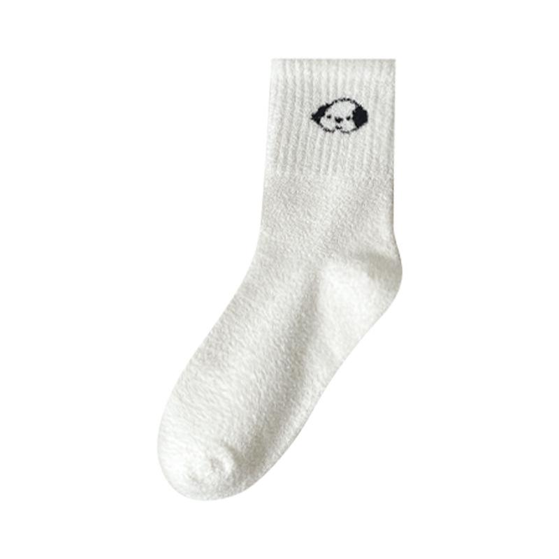 

Coral Fleece Socks for Women, Autumn and Winter with Fleece and Thickening, Warm Postpartum Socks, Winter Sleep Socks, Pile Socks 1 pair