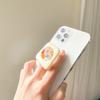 Colored Gemstones Solid Color Xiaoqing Fresh Air Mobile Phone Airbag Bracket Paste Type Retractable And Stable Portable Niche