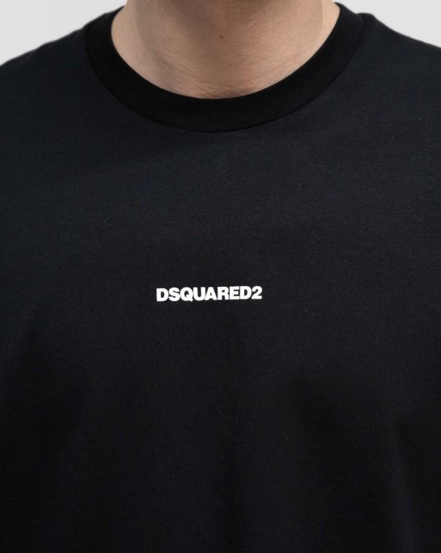 DSQUARED2 men's t-shirt Slouch Fit black - Size: M