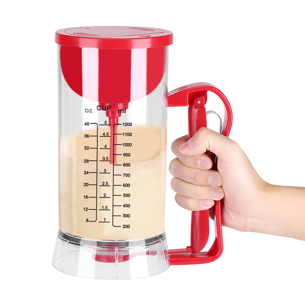 Electric Batter Dispenser, Wireless Electric Battery Operated Mixer Dispenser Pancake Cupcake Waffle Batter Machine