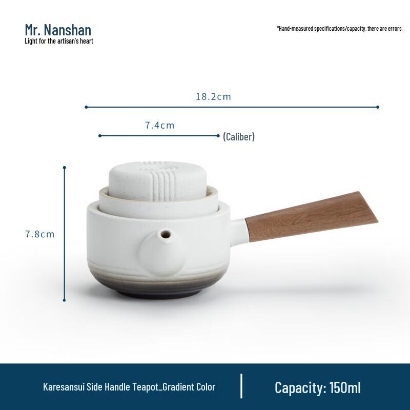 Mr. Nanshan Chinese Gongfu Ceramic Side Handle Teapot