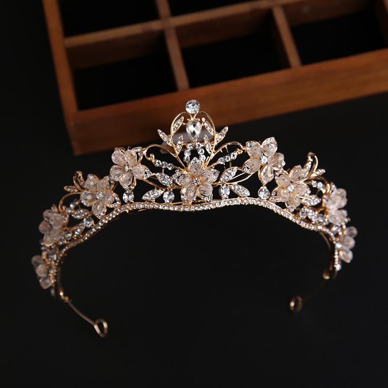 

Свадебная тиара в корейском стиле, серебристая, супер-фея, большая корона со стразами, повязка на голову, свадебные аксессуары для волос, свадьба, свадебные аксессуары