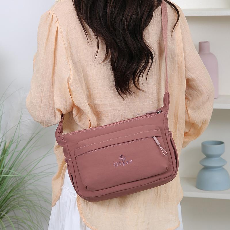 Damska torba crossbody Duża pojemność Nylonowa wodoodporna torba Wielokomorowa torba na ramię