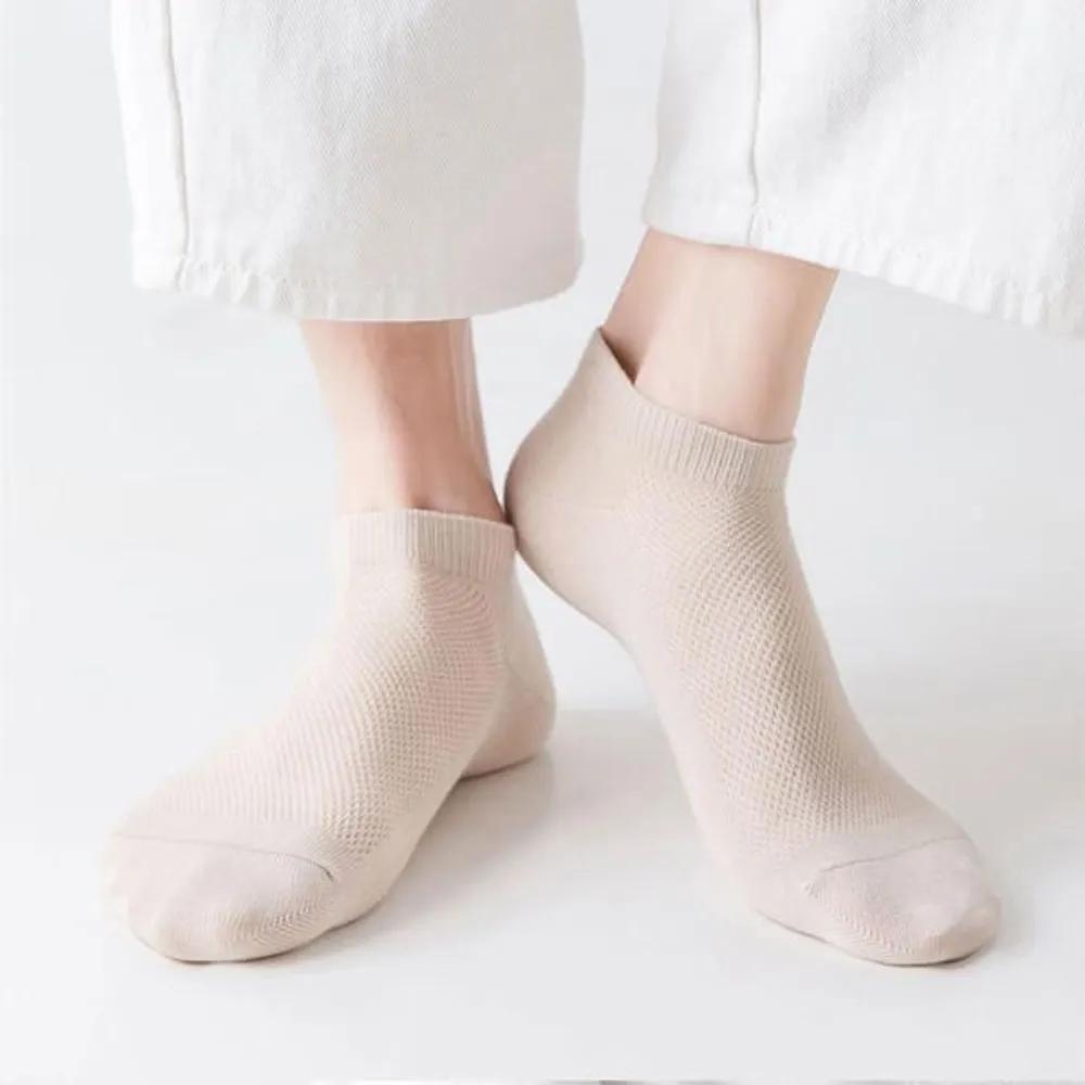 The Body Secret Haruyang Men's Mesh Ankle Socks 6-Pair Set