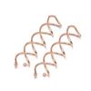 5pcs Twist Barrette Screw Bobby Pin Bridal Headwear Hairpin Ornaments Spiral Hair Clip  Women