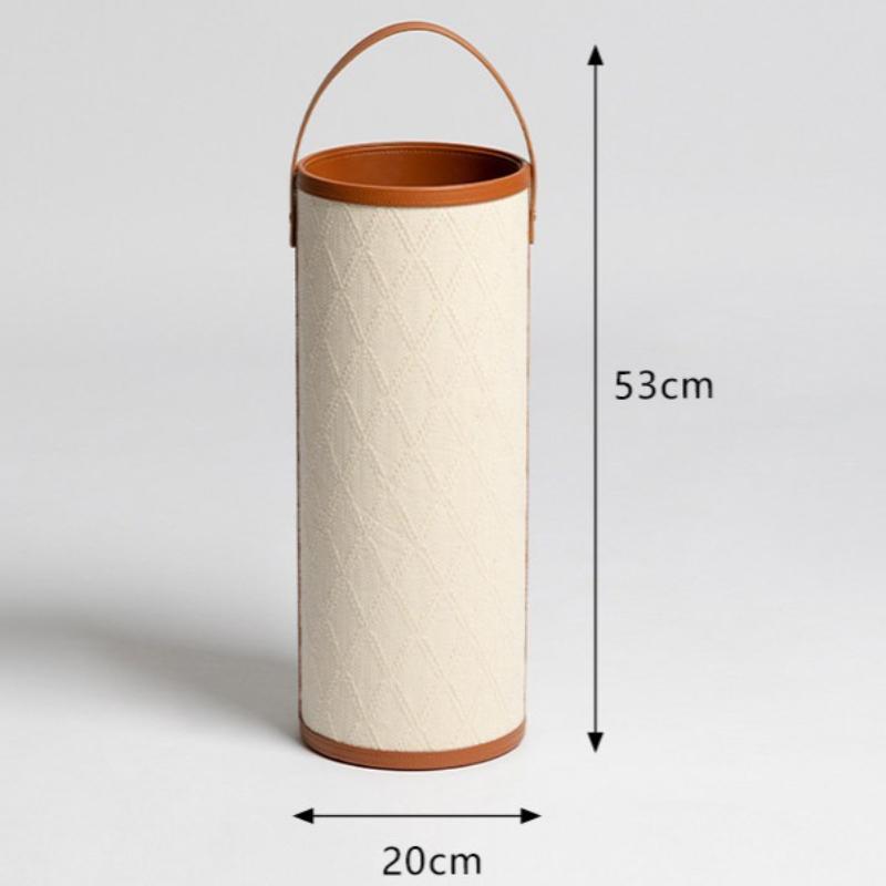 Leather Umbrella Storage Bucket Modern Umbrellas Buckets Luxury Umbrella Stand Elegant Decorative Entrance Umbrellas Stands белый 36400₽