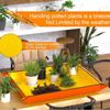 Large Repotting Mat for Indoor Plants Transplanting and Potting Soil Mess Control,Waterproof Portable Succulent Plant Repotting Tray