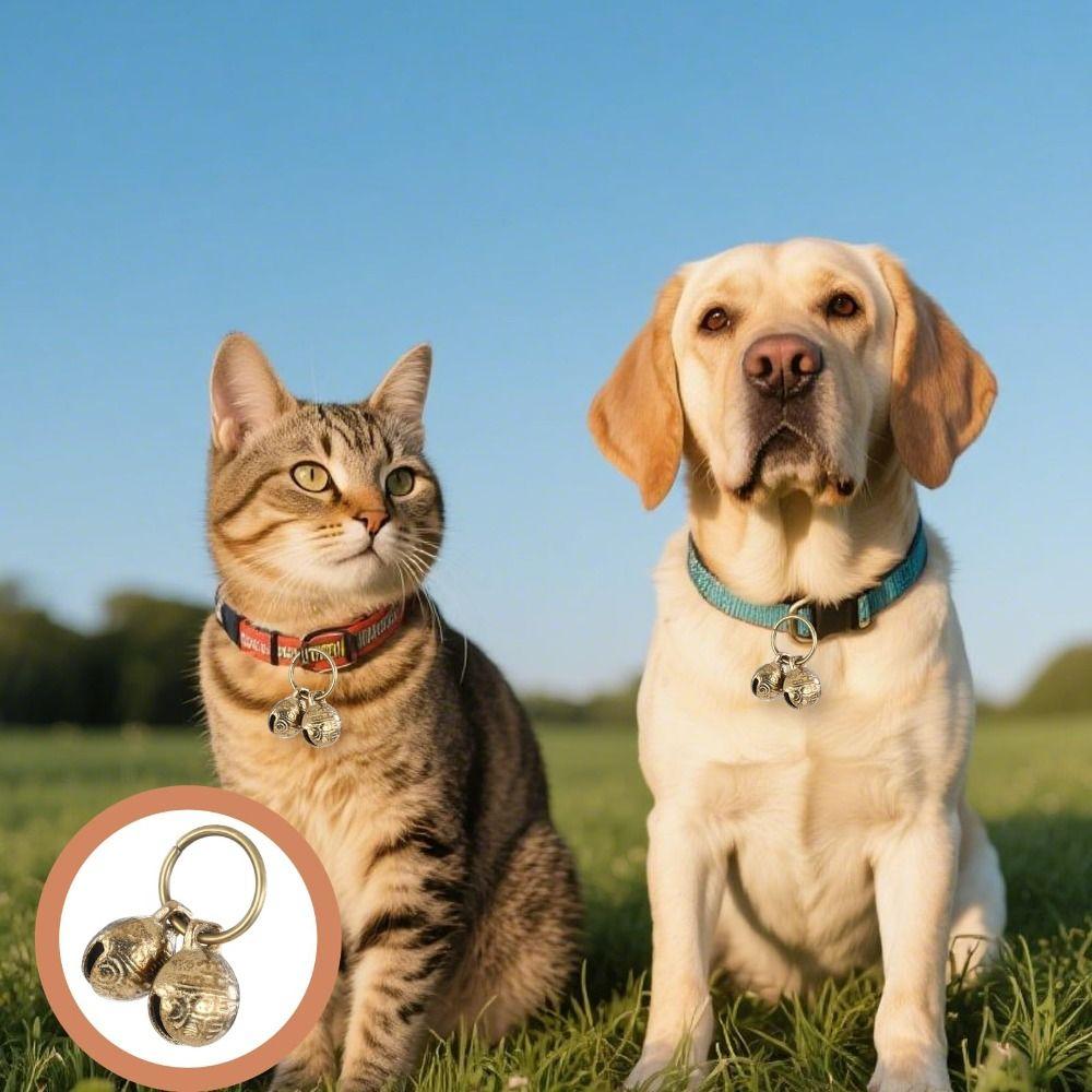 Anti Theft Dog Charm Bells Extra Loud Pet Pendant Bells Decorative Pet Collar Bells Pets Training