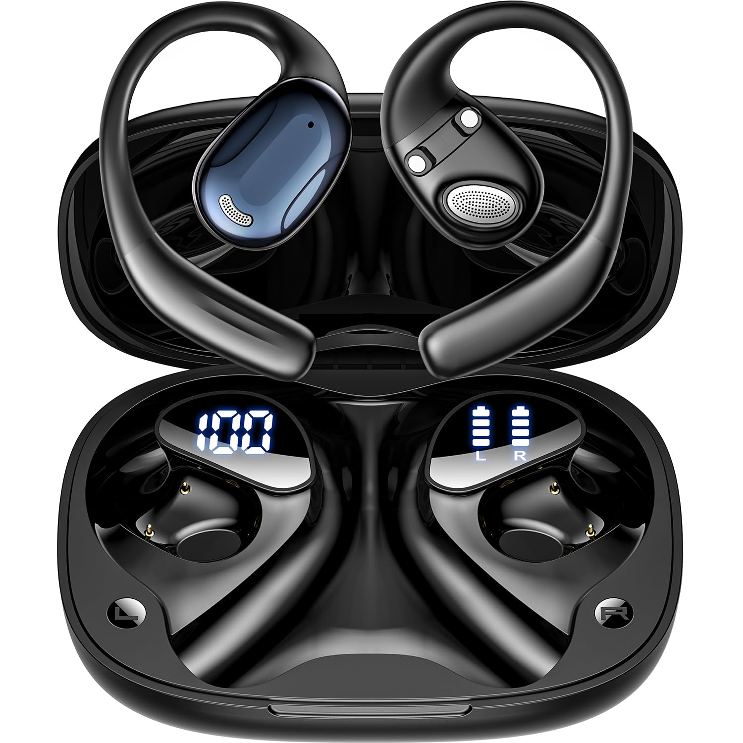 

Беспроводные Bluetooth-наушники [Суперэволюция 2025]: Новое измерение слуха] Bluetooth 5.4 Автоматическое сопряжение, Самое быстрое мгновенное подключение в отрасли,