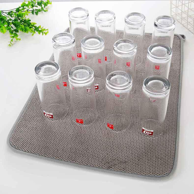 Microfiber Quick-Drying Kitchen Placemats & Coasters for Pots, Bowls, Cups, and Utensils