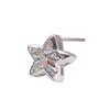Earrings Necklace Star Shape Ear Studs with Imitation Pearl Detail Adjustable Chain Bracelet Dating Gatherings Jewelry Gift