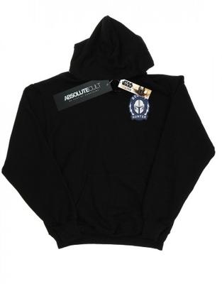 Kapuzenpullover mit Brustaufdruck „The Mandalorian Bounty Hunter“ für Herren