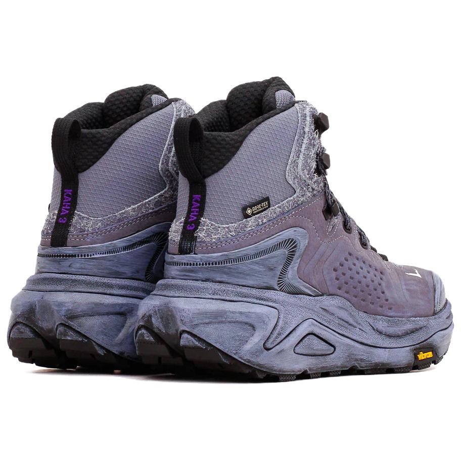 Hoka One One Kaha 3 Comfortable Hiking Shoes Unisex Hiking Shoes Gray 1168950-GHY