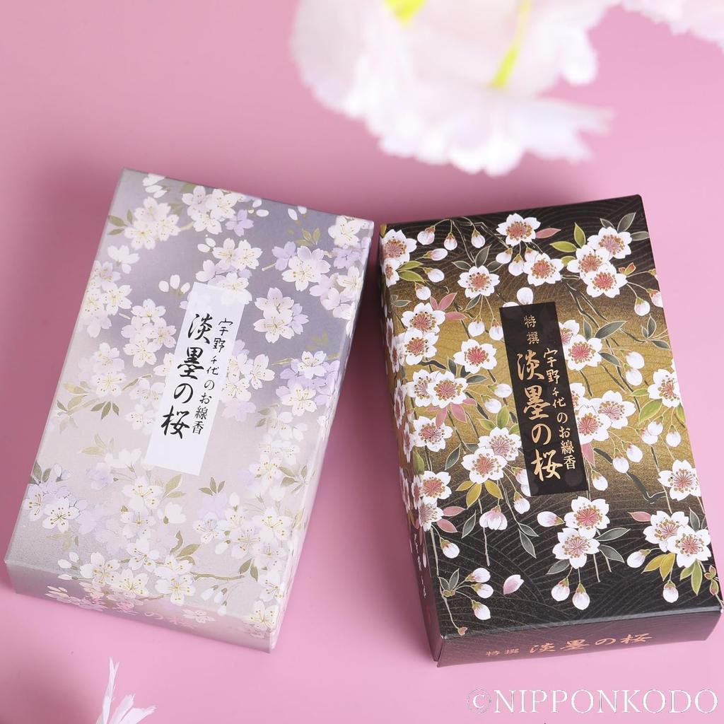 Uno Light Ink Cherry Blossom Incense Approximately Loose Nippon Made In Cherry Blossom Low Smoke Chiyo's Sticks, 200g, Pack, Kodo, Japan, Scent,