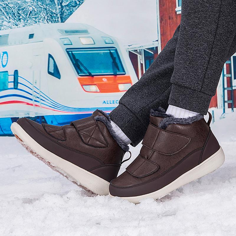 TUINANLE Women's Soft Bottom Non-Slip Velvety Winter Boots - Warm Old Beijing Style Snow Boots Men Cotton Shoes