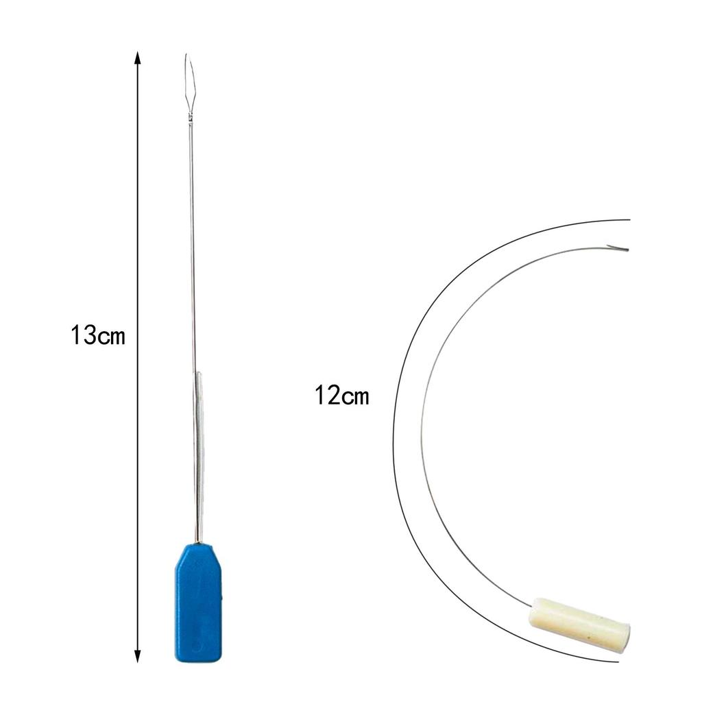 Sewing Machine Needle Threader Easy to Install Needlework Long Handle Needle Threader Household Professional for Sewing Parts