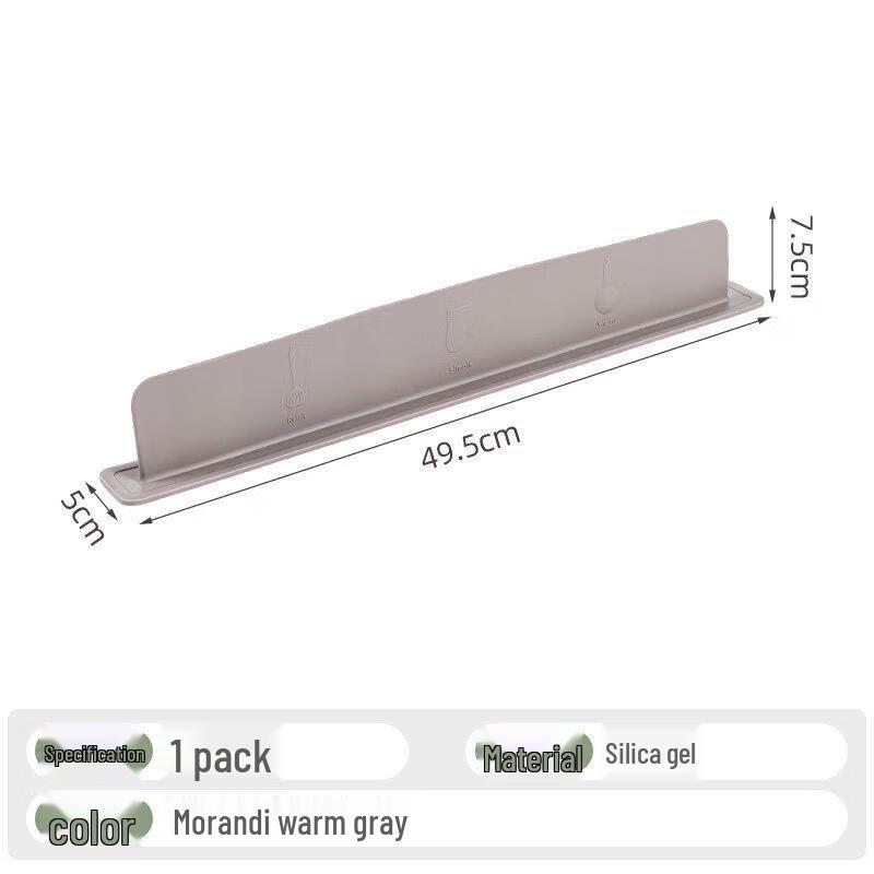 Qiwei Kitchen and Bathroom Sink Splash Guard