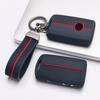 Silicone Key Fob Cover Compatible with Mazda 3 6 CX3 CX5 CX9 MX5 Miata Smart Key with 3 Buttons Lock Unlock and Hold Panic Function Soft Protective