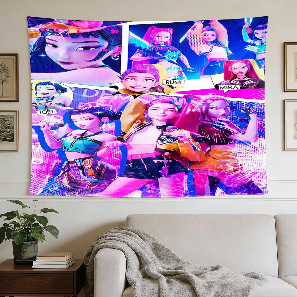 Huntress Power Squad Large Printed Wall Tapestry, Ideal Holiday Gifts, Room Decor for Dorm Bedroom Parties,Perfect Gift
