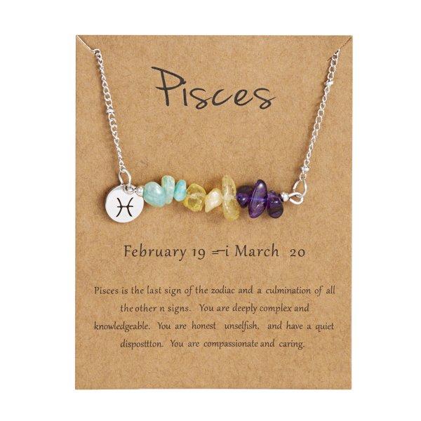 12 Constellation Sign Natural Birth Stone Handmade Bracelet for Women Kids Aries Leo Braid Bracelet  Birthday Gift