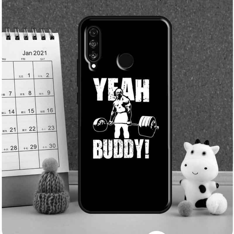 Bodybuilding Gym Fitness Quotes For Huawei Nova 3i 7i 8i 11i 12i 9 10 SE Y60 Y61 Y70 Y72 Y73 Y90 Y91 P20 P30 P40 Lite Case