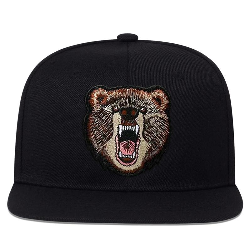 Baseball CAP Enjoy the Bear Hip Hop Snapback Hat for Men Women Adult Outdoor Casual Sun Baseball Cap Bone